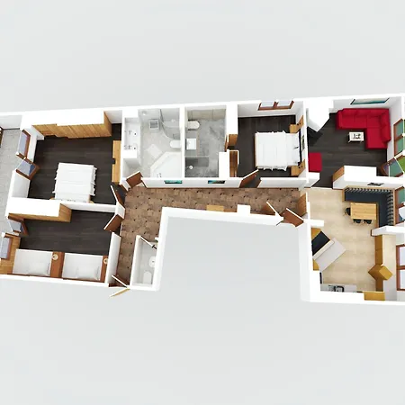 아파트 Ferienresidenz Raich - Mit Sky Wellness Und Garten 리드임오브린터